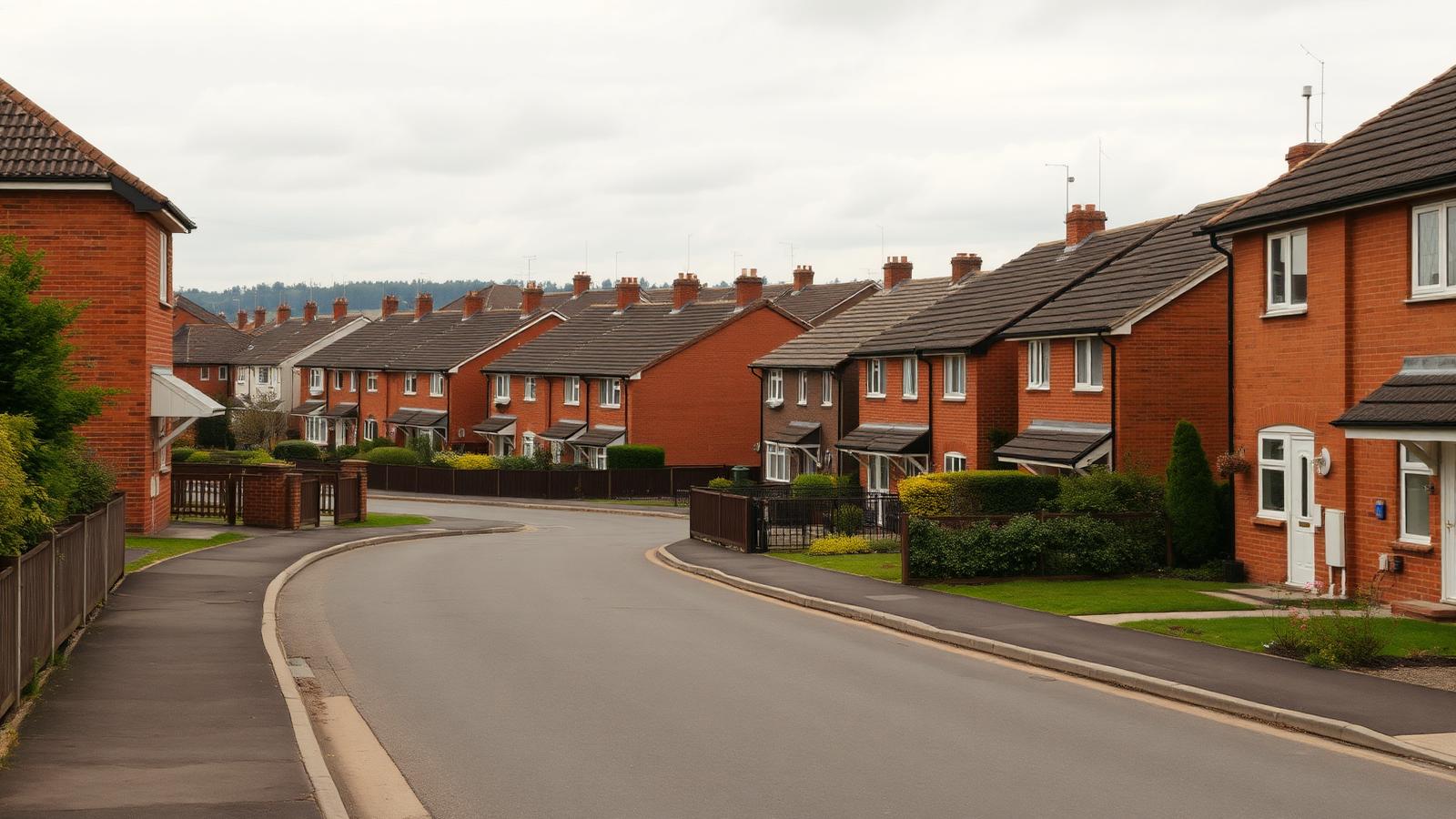 Corby — plumbing and heating coverage area, residential street view