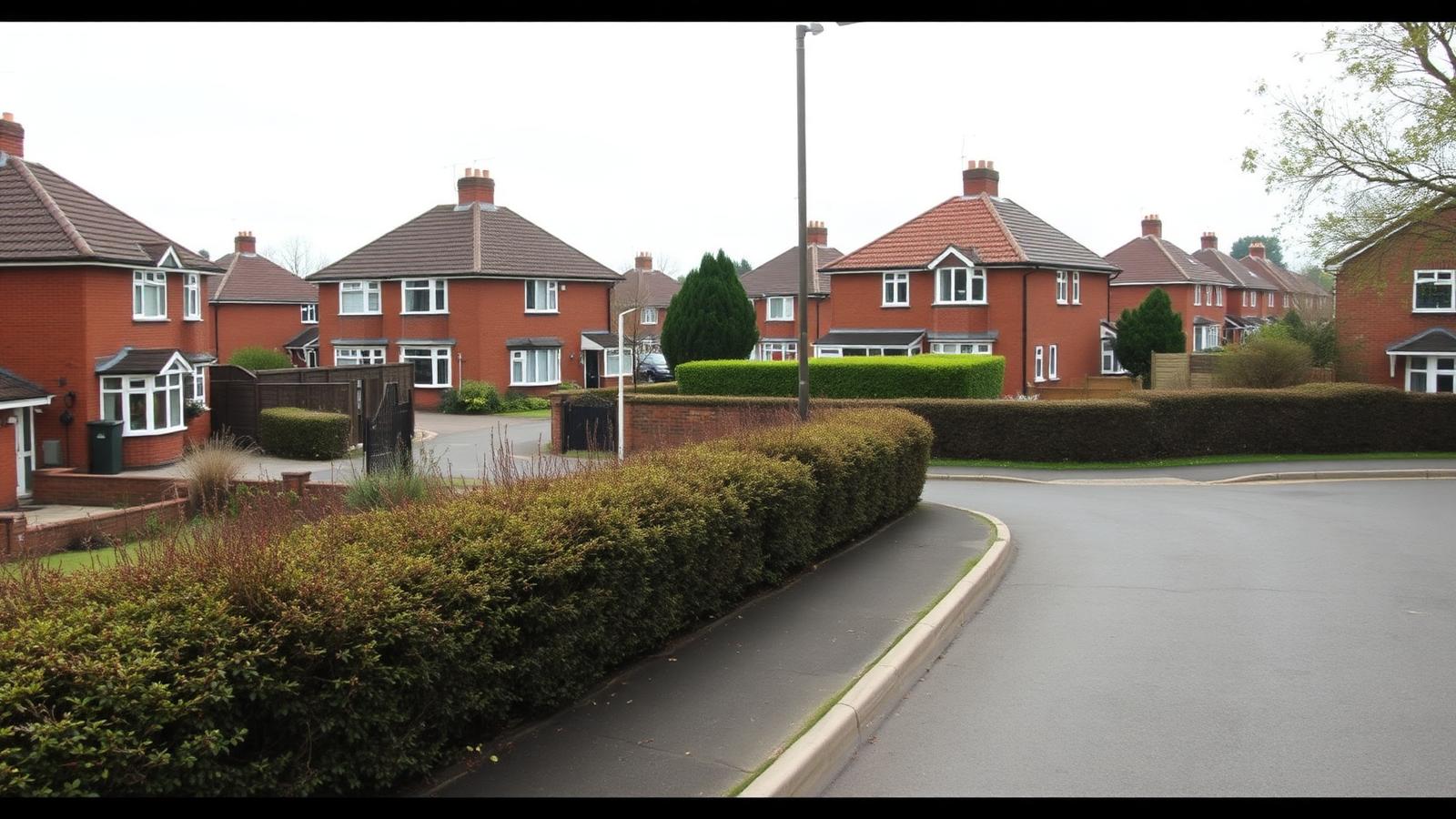 Wellingborough — 1930s suburban residential street typical of the area covered for plumbing and heating